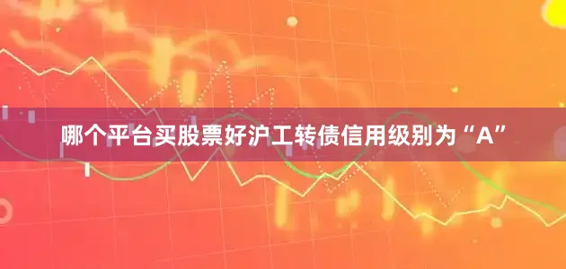 哪个平台买股票好沪工转债信用级别为“A”