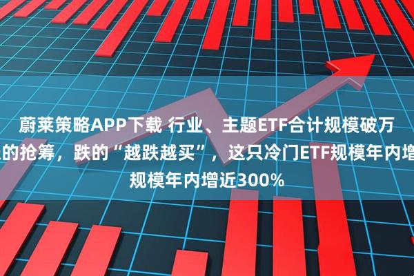 蔚莱策略APP下载 行业、主题ETF合计规模破万亿元！涨的抢筹，跌的“越跌越买”，这只冷门ETF规模年内增近300%